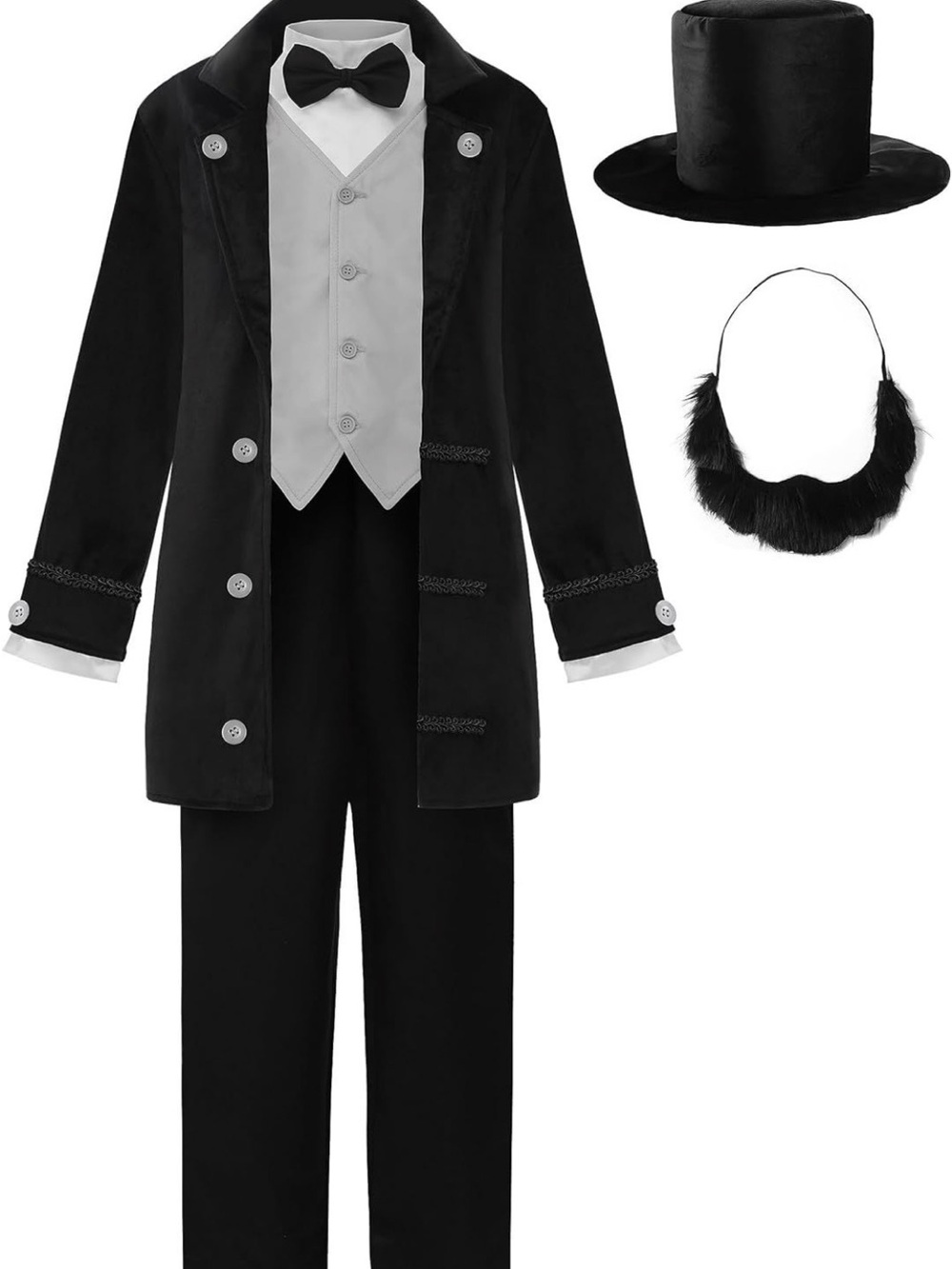 Abraham Lincoln kids Costume size 12 nwt